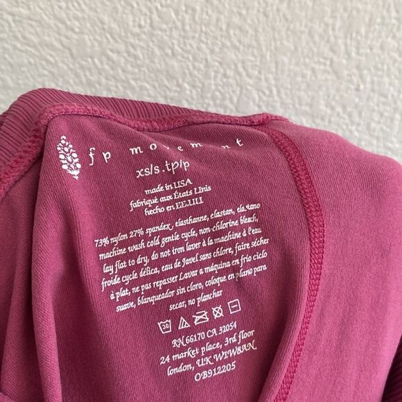 Free People Pink Magenta Athletic Leggings - Picture 4 of 7